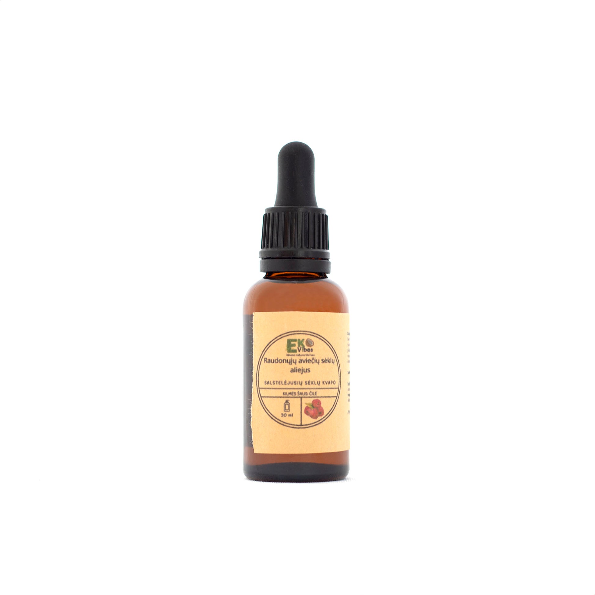 Raudonųjų aviečių aliejus - natūrali kasdienė odos priežiūra