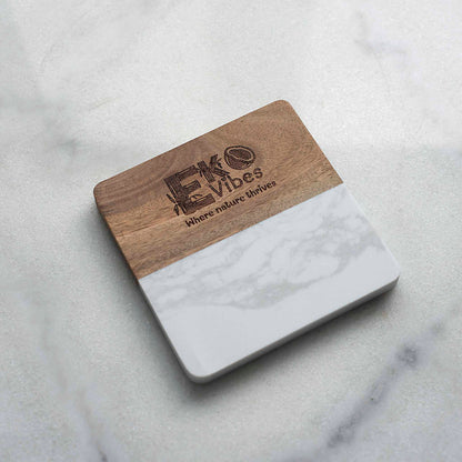 Baltas marmuro padėkliukas – stilingas ir tvarus pasirinkimas