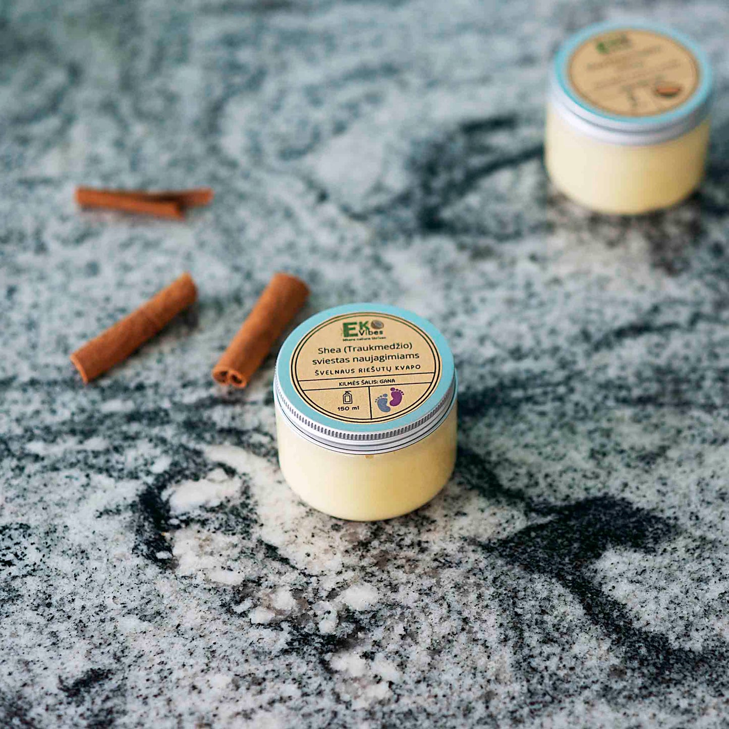 Shea sviestas naujagimiams 150 ml – natūralus, bekvapis, jautriai odai