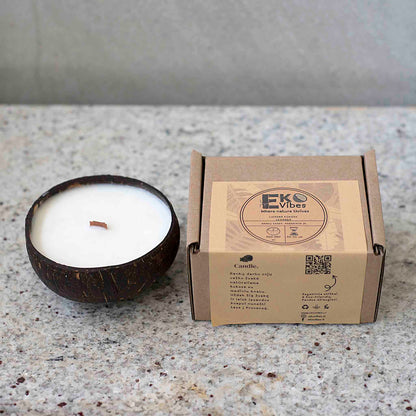 Žvakė Levanda su ekologiška pakuote – EkoVibes
